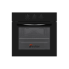 Electric Oven with Grill Black Glass