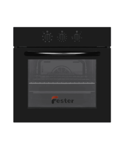 Electric Oven with Grill Black Glass