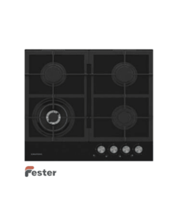 Grundig Black Gas Hob 60cm