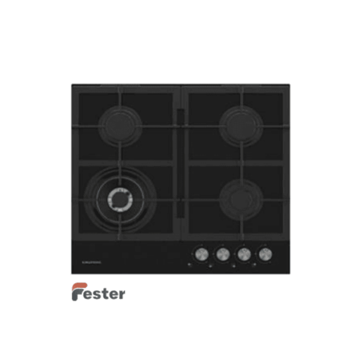 Grundig Black Gas Hob 60cm