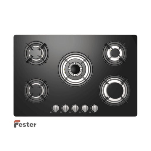 black gas hob 75cm midea