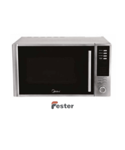 silver microwave grill defrost