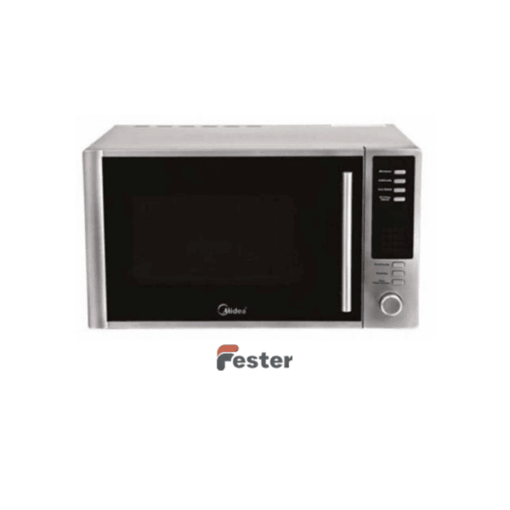 silver microwave grill defrost