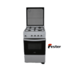 60cm gas cooker white auto ignition