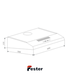 cooker hood dimensions