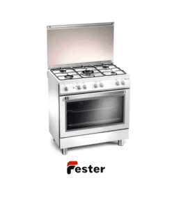 80x50cm white gas cooker