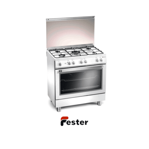 80x50cm white gas cooker