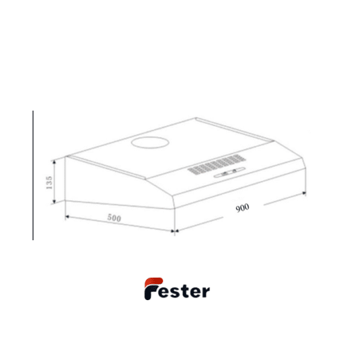 cooker hood dimensions