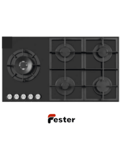 black gas hob 90cm