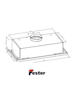 cooker hood dimensions