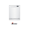 white freestanding dishwasher