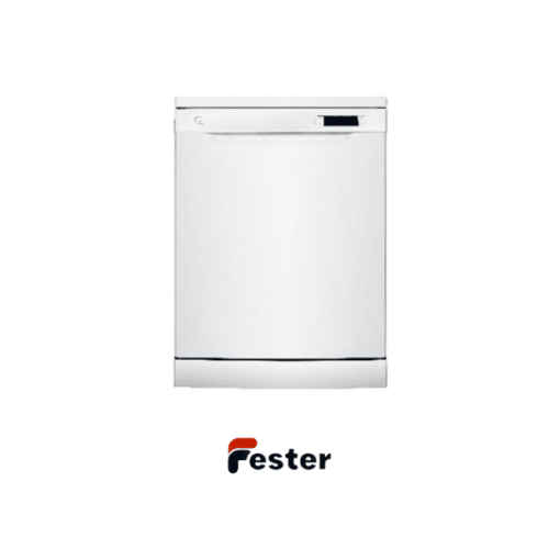 white freestanding dishwasher