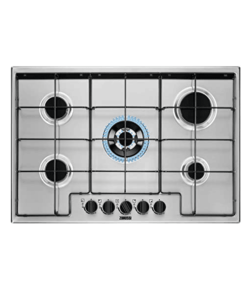 zanussi 90cm gas hob inox