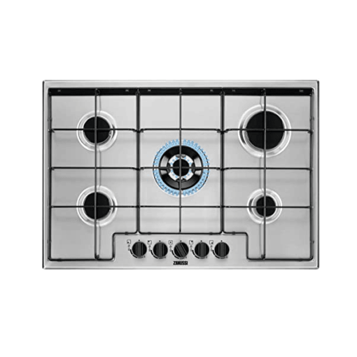 zanussi 90cm gas hob inox