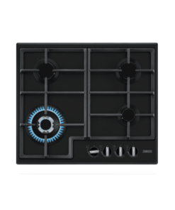 zanussi black gas hob 60cm