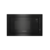 grundig black built in microwave