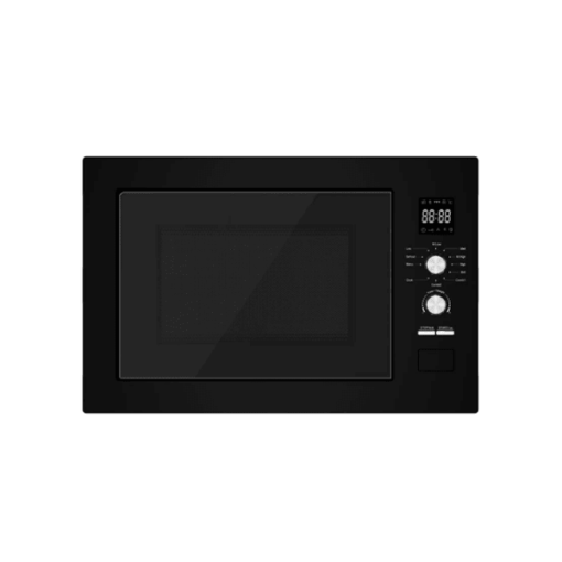 hyundai black built in microwave