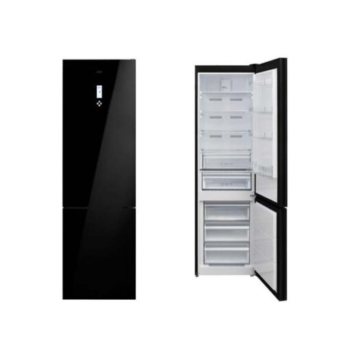 avg black fridge freezer 200x60cm