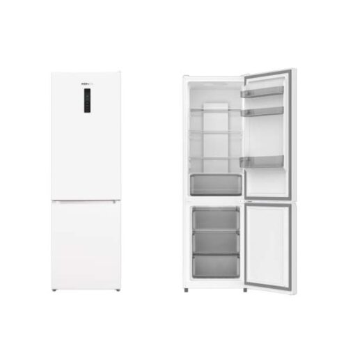 konka white fridge freezer 185x60cm
