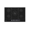 Beko Black 90cm Gas Hob 4 Burners & 1 Wok Burner