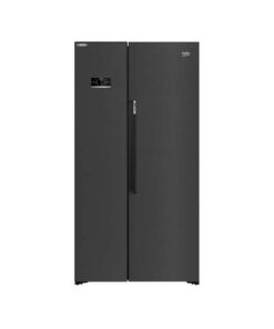 Beko American Style Black Fridge Freezer
