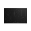 Beko Ceramic Hob 5 Zone Black 77 cm