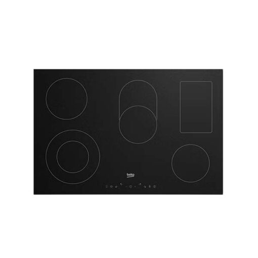 Beko Ceramic Hob 5 Zone Black 77 cm