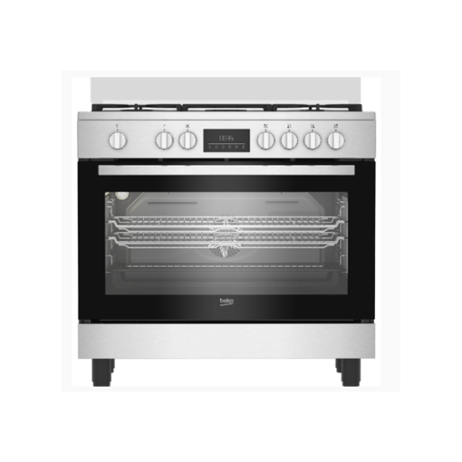Beko Cooker Dual Fuel 5 Burners 90 cm