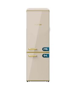 Cecotec Retro Fridge Combi Beige 300 L