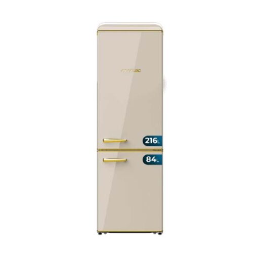 Cecotec Retro Fridge Combi Beige 300 L