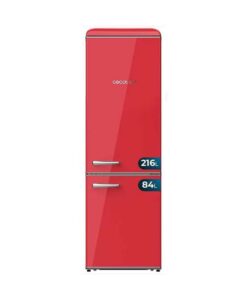 Cecotec Retro Fridge Freezer Red 192cm