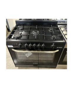 Fresh Black Gas Cooker 90x60cm