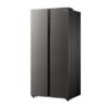Midea American Style Black Fridge Freezer